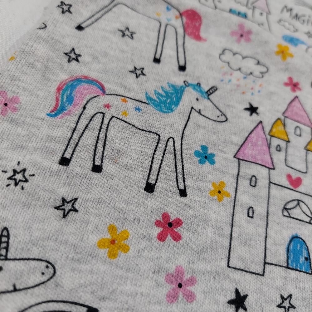 Baby Unicorn Sleeper Set plus 2 Leggings - Picture 5 of 12